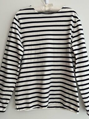 EVERLANE Premium Weight Long Sleeve Mariner Tee Nautical Casual Fisherman Unisex
